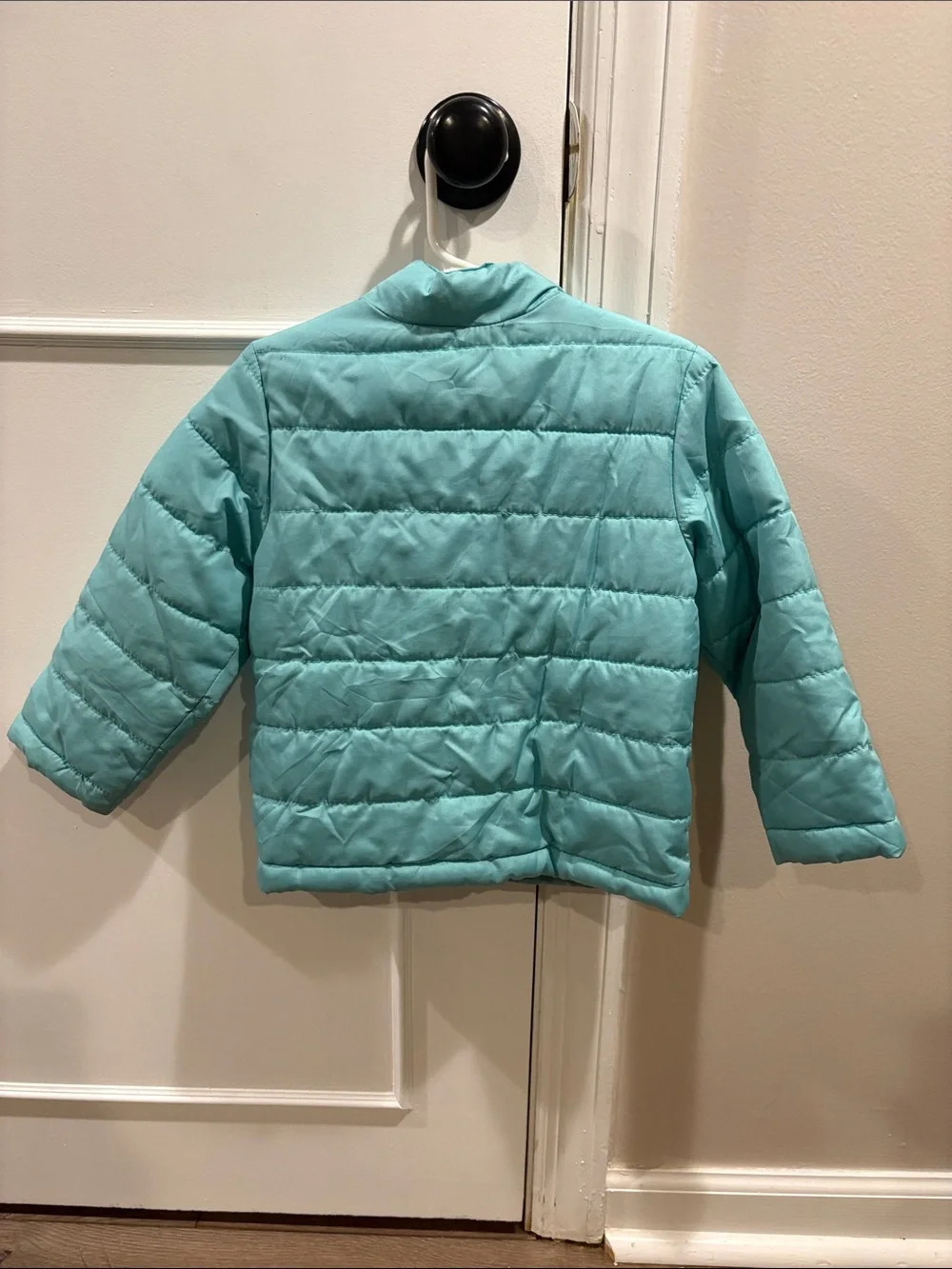 Old Navy Light Teal Kids Puffer Jacket